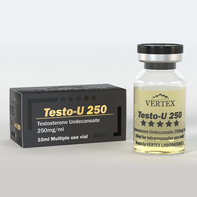 Testo-U 250 Vertex — тестостерон ундеканоат 250 мг/мл, флакон 10 мл от Vertex Laboratories